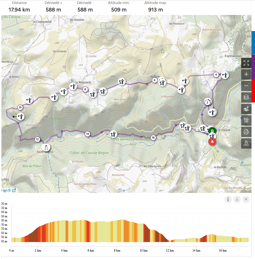Parcours 16km v8