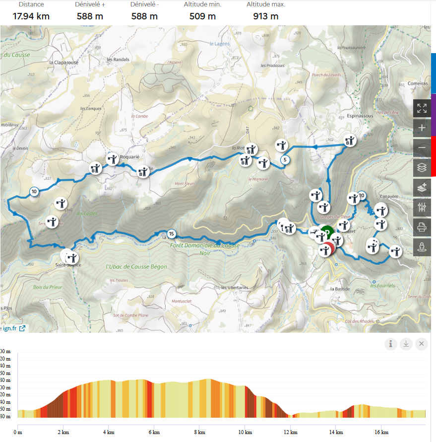 Parcours 23km v8